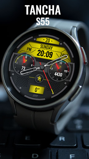 Tancha S55 Hybrid Watch Face Screen 3