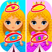 Spot 5 Differences Girls Games