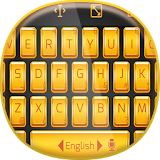 Emoji Gold Keyboard Theme icon