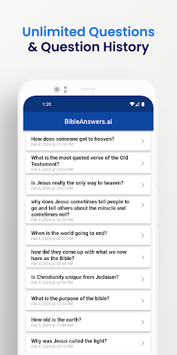 Bible Answers AI - Bible GPT Screen 3