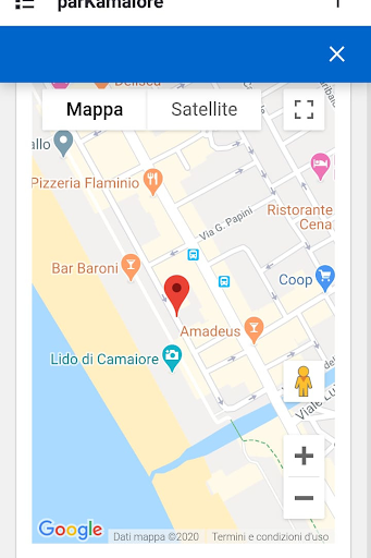 Android application pocket Parking screenshort