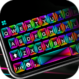 Laser Color Box 3d Keyboard Theme icon