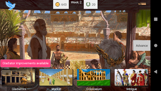 Gladiator manager 2.0.0 APK screenshots 1