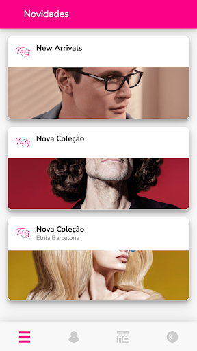 Android application Taiz Óptica screenshort