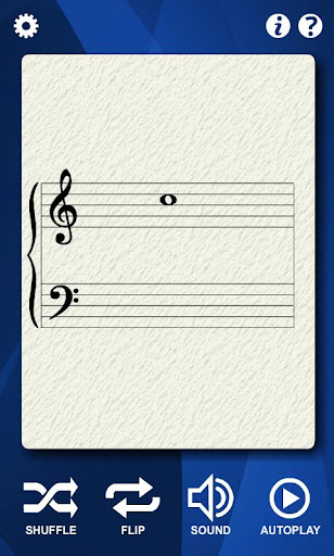 Piano Notes Flash Cards