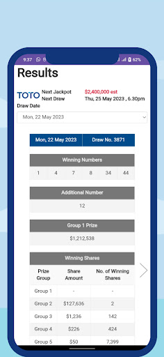 SG TOTO 4D SWEEP LIVE RESULT