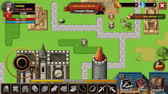 The Dark RPG: Екранна снимка на 2D Pixel Pro
