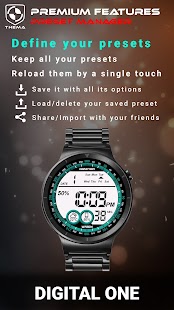 Digital One Watch Face Tangkapan layar