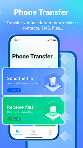 Android application Phone Clone:Data Transfer screenshort