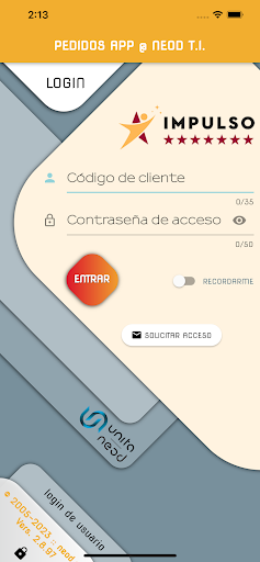 Android application Impulso 7 Estrellas screenshort