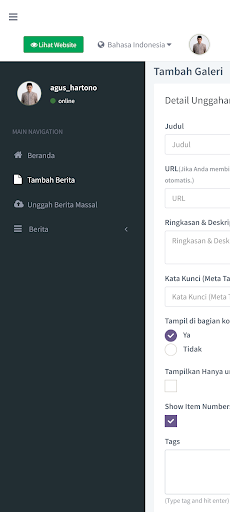 Android application Guetilang screenshort