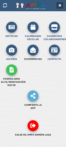 Android application AMPA Ramón Laza screenshort