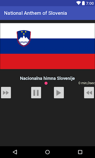 Android application National Anthem of Slovenia screenshort