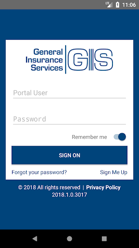 Android application GIS Client Portal screenshort