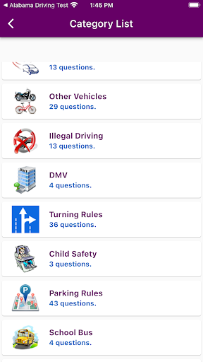 Arkansas Driving Test Screen 2