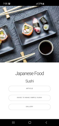 Android application Sushi Maker - Cooking Guide screenshort