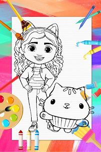 Gabbys Girl Coloring Book