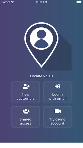 Android application Locàite screenshort
