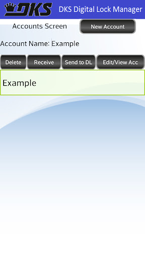 Android application DKS Digital Lock Manager screenshort