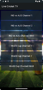 Live Cricket TV World Channels