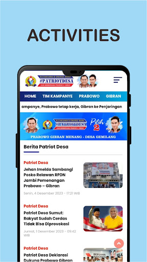 Android application PATRIOT DESA screenshort