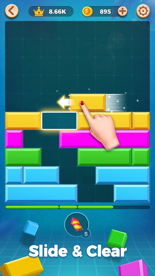 #1. Block Crush - Puzzle Game (Android) De: Big Cake