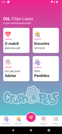 Android application Crush4pets screenshort