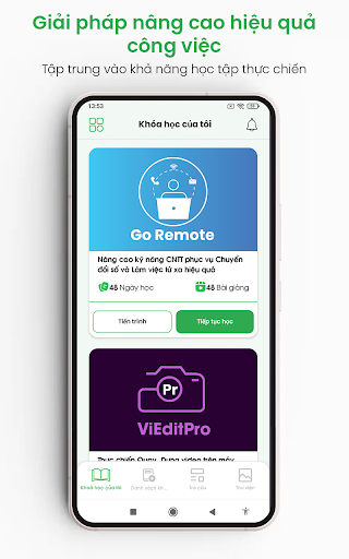 Android application GoEdu Academy screenshort