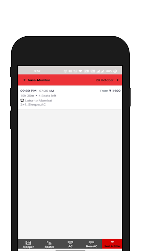 Tejas travels Screen 3