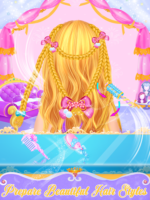 女の子のための王女のヘアゲームのおすすめ画像1