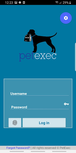 Android application PetExec Mobile screenshort
