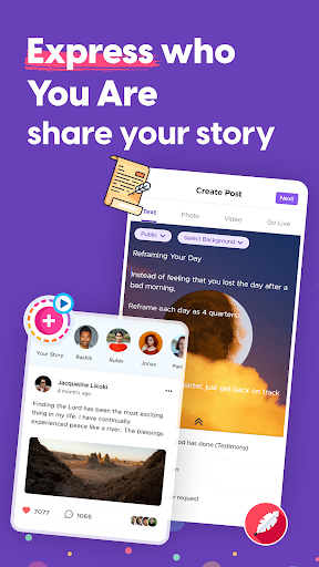 Android application FaithCircle: Thrive & Grow screenshort