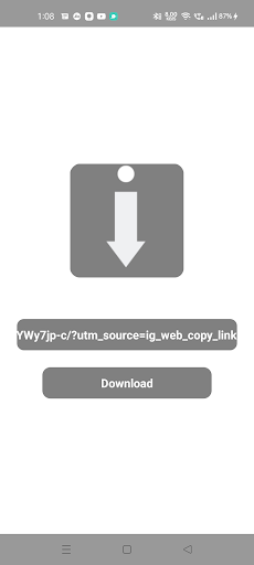 Conift Insta Video Downloader Screen 2