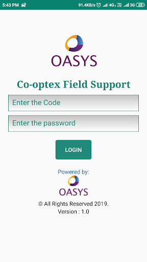 Android application CO-OPTEX-FS screenshort