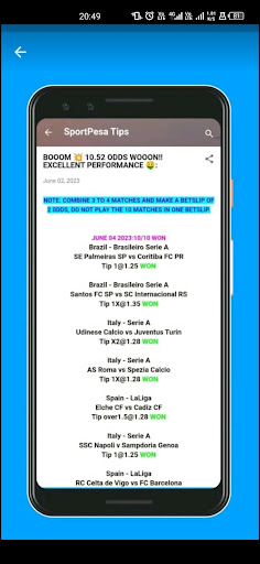 DailyWin 2+ ODDS Screenshot 3 - AppWisp.com