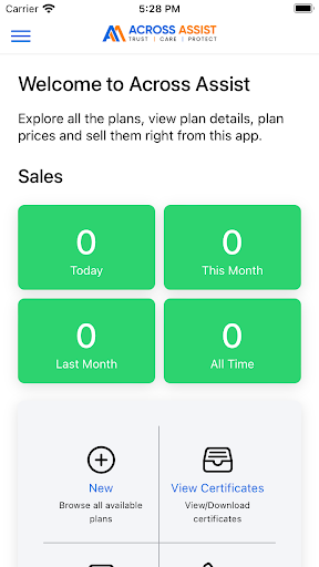 Across Assist - Retailer App Screen 3