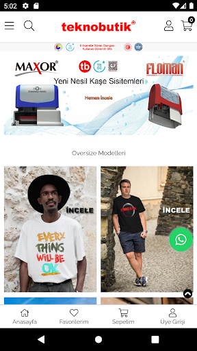 Tekno Butik Screen 2