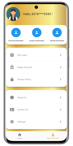 Android application GV Loan screenshort