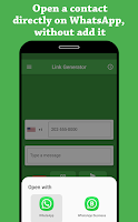 screenshot of Link Generator for Whats