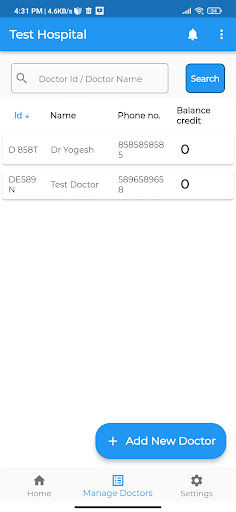 Et CardioPlot Admin Screen 2