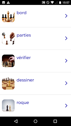 Aperçu de l'application