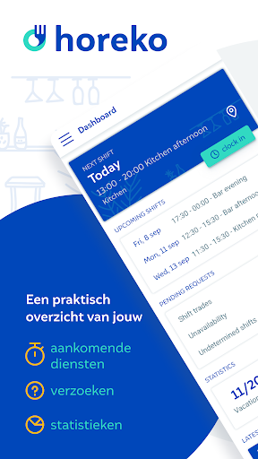 Android application Horeko screenshort