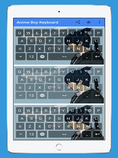 Anime Boy Keyboard Theme
