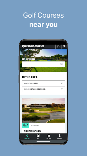 Android application Leading Courses - Golf courses screenshort