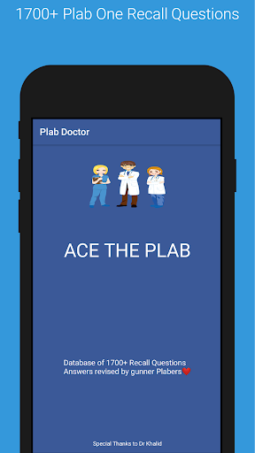Android application Plab Doctor screenshort