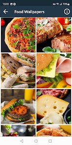 Screenshot 5 Fondo de comida deliciosa android