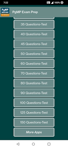 PgMP Exam Prep Screen 2