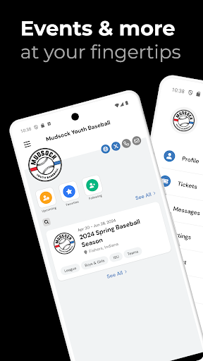 Android application Mudsock Youth Baseball screenshort