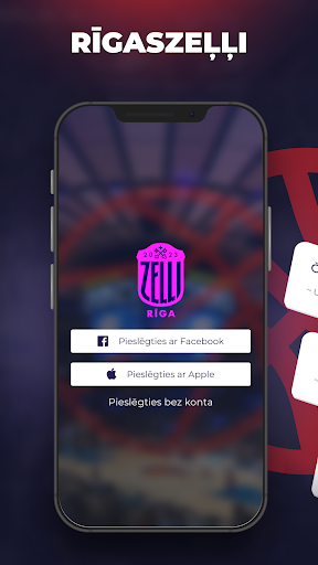 Android application Rīgas Zeļļi screenshort