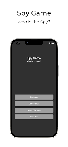 Android application Spy Game screenshort